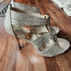 Michael Kors Silver Heels